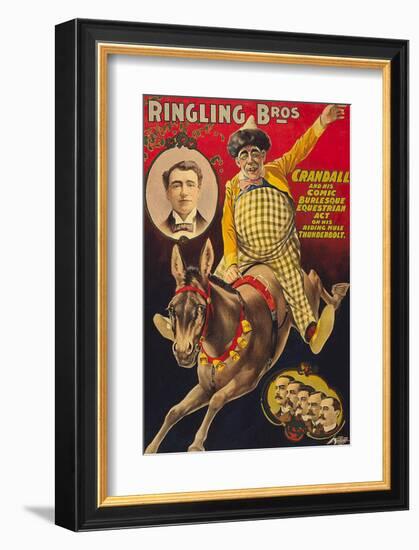 Crandall Ringling Circus-null-Framed Art Print