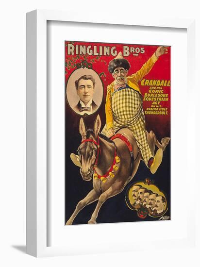 Crandall Ringling Circus-null-Framed Art Print