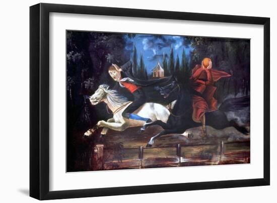 Crane And Horseman-William John Wilgus-Framed Giclee Print