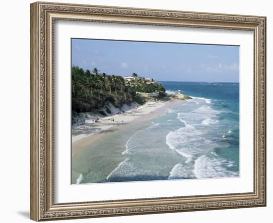 Crane Bay, Barbados, West Indies, Caribbean, Central America-Hans Peter Merten-Framed Photographic Print