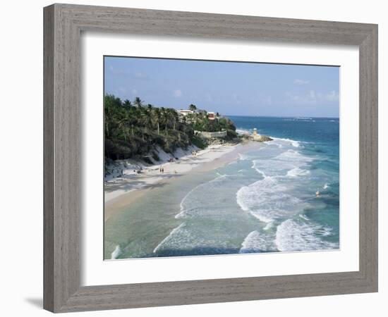 Crane Bay, Barbados, West Indies, Caribbean, Central America-Hans Peter Merten-Framed Photographic Print