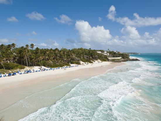 Crane Beach At Resort Barbados Caribbean Photographic Crane Beach At Resort Barbados Caribbean Photographic Print By Michael Defreitas Art