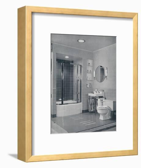'Crane Company. - The Bathroom', 1940-Unknown-Framed Photographic Print