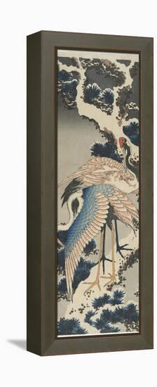 Cranes on Pine, C. 1834-Katsushika Hokusai-Framed Premier Image Canvas