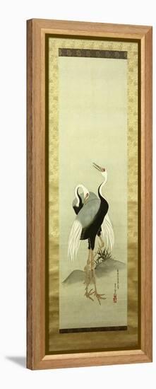 Cranes-Suzuki Kiitsu-Framed Premier Image Canvas