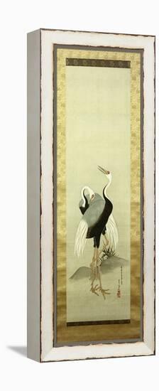 Cranes-Suzuki Kiitsu-Framed Premier Image Canvas