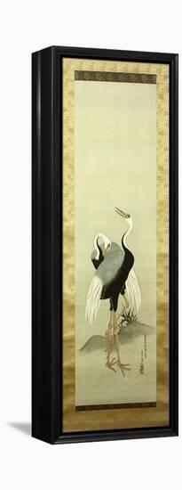 Cranes-Suzuki Kiitsu-Framed Premier Image Canvas