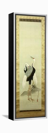 Cranes-Suzuki Kiitsu-Framed Premier Image Canvas