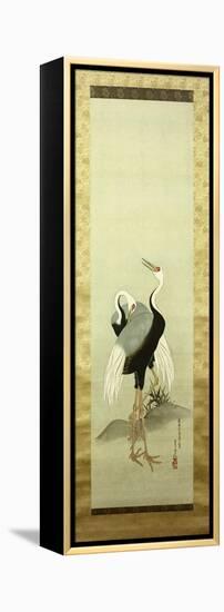 Cranes-Suzuki Kiitsu-Framed Premier Image Canvas