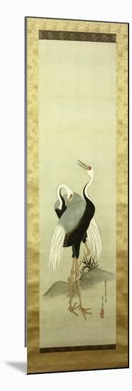 Cranes-Suzuki Kiitsu-Mounted Giclee Print
