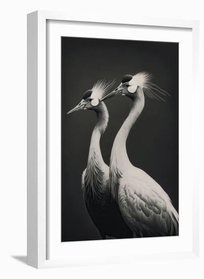 Cranes-Treechild-Framed Giclee Print