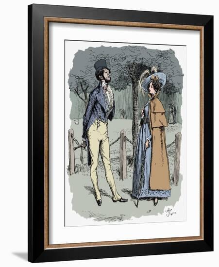 'Cranford'-Hugh Thomson-Framed Giclee Print