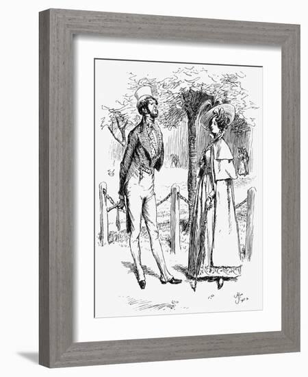 'Cranford'-Hugh Thomson-Framed Giclee Print