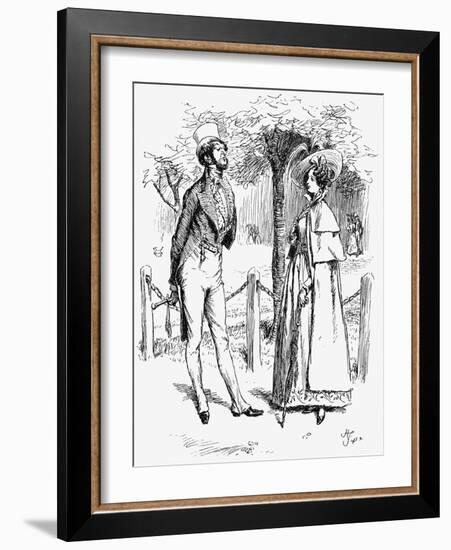 'Cranford'-Hugh Thomson-Framed Giclee Print