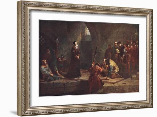 Cranmer at Traitors Gate-Frederick Waters Watts-Framed Giclee Print