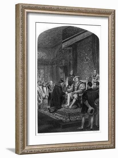 Cranmer's Bible, Henry 8-Peter Lightfoot-Framed Art Print