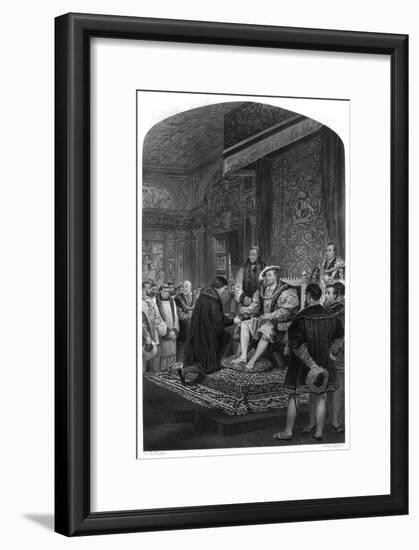 Cranmer's Bible, Henry 8-Peter Lightfoot-Framed Art Print