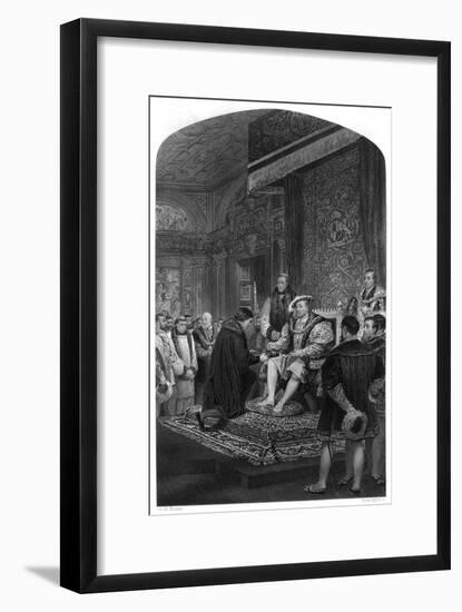 Cranmer's Bible, Henry 8-Peter Lightfoot-Framed Art Print