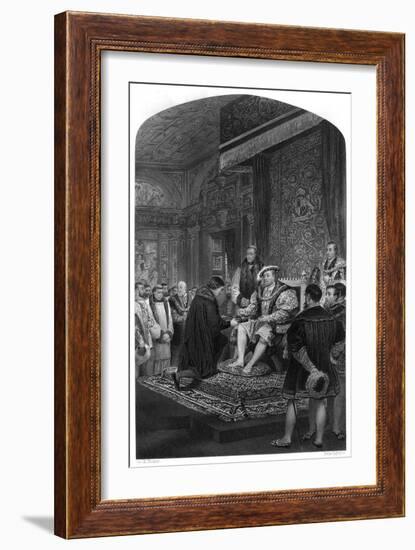 Cranmer's Bible, Henry 8-Peter Lightfoot-Framed Art Print