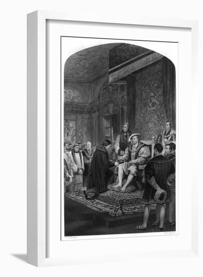 Cranmer's Bible, Henry 8-Peter Lightfoot-Framed Art Print