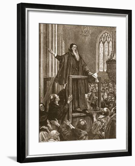 Cranmer's Last Testimony-null-Framed Giclee Print