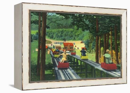 Cranmore Mountain Ski-Mobile in Summertime - North Conway, NH-Lantern Press-Framed Stretched Canvas