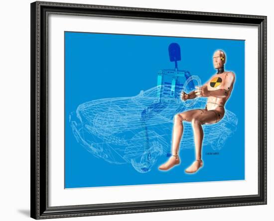 Crash Test Dummy-Victor Habbick-Framed Photographic Print