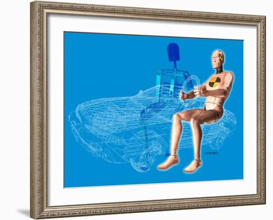 Crash Test Dummy-Victor Habbick-Framed Photographic Print