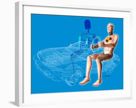 Crash Test Dummy-Victor Habbick-Framed Photographic Print