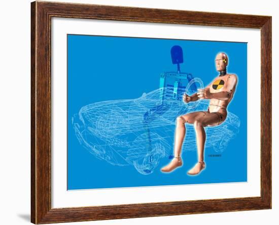 Crash Test Dummy-Victor Habbick-Framed Photographic Print