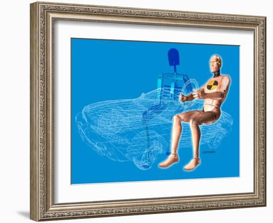 Crash Test Dummy-Victor Habbick-Framed Photographic Print