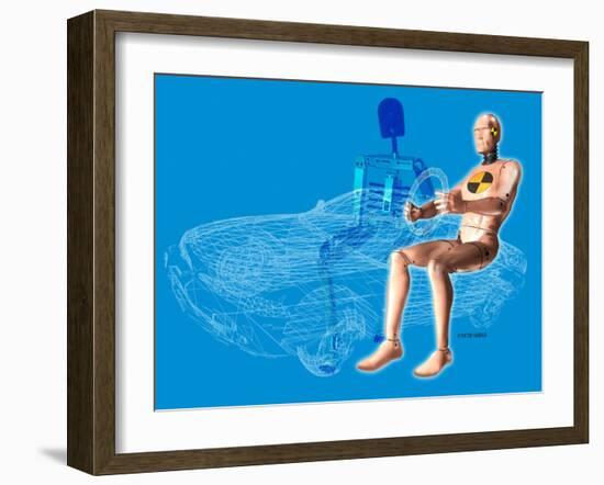 Crash Test Dummy-Victor Habbick-Framed Photographic Print