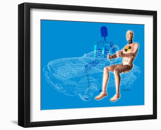 Crash Test Dummy-Victor Habbick-Framed Photographic Print