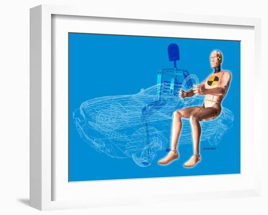 Crash Test Dummy-Victor Habbick-Framed Photographic Print