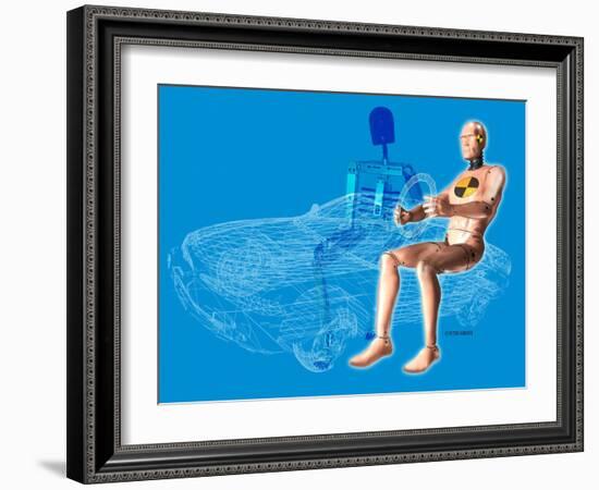 Crash Test Dummy-Victor Habbick-Framed Photographic Print