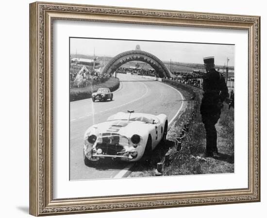 Crashed Cunningham C2-R, Le Mans, France, 1951-null-Framed Photographic Print