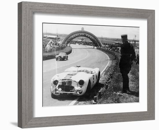 Crashed Cunningham C2-R, Le Mans, France, 1951-null-Framed Photographic Print