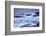 Crashing Atlantic Waves Near Godrevy Lighthouse, Cornwall, England. Winter (February)-Adam Burton-Framed Photographic Print