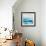 Crashing Blue Waves-null-Framed Art Print displayed on a wall