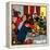 "Crashing Mom's Card Party", December 20, 1952-Richard Sargent-Framed Premier Image Canvas