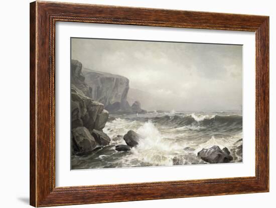 Crashing Surf, c.1902-William Trost Richards-Framed Giclee Print