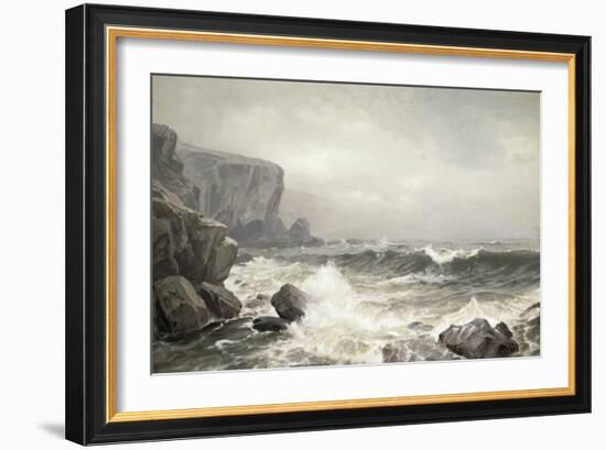 Crashing Surf, c.1902-William Trost Richards-Framed Giclee Print