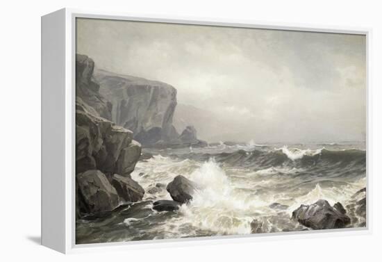 Crashing Surf, c.1902-William Trost Richards-Framed Premier Image Canvas