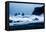 Crashing waves on Black Sand Beach, Iceland, Polar Regions-John Alexander-Framed Premier Image Canvas