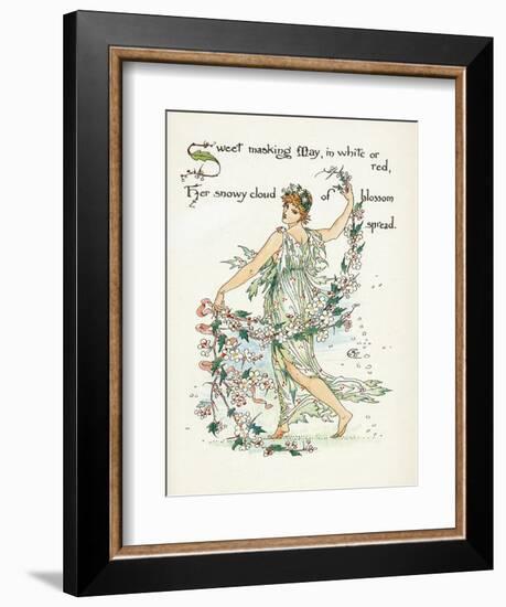 Crataegus Laevigata-Walter Crane-Framed Premium Giclee Print