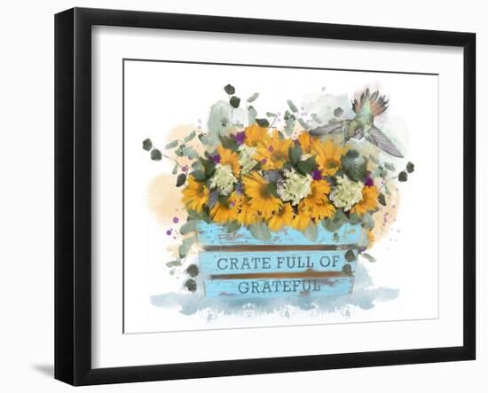 Crate Full Of Grateful-Matthew Piotrowicz-Framed Art Print