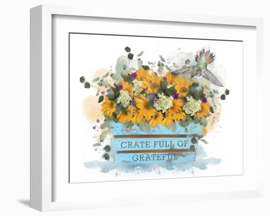 Crate Full Of Grateful-Matthew Piotrowicz-Framed Art Print