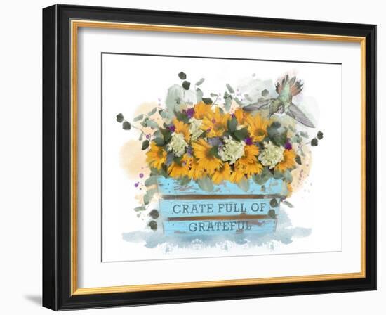 Crate Full Of Grateful-Matthew Piotrowicz-Framed Art Print