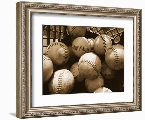 Crate Full of Worn Softballs-Doug Berry-Framed Photographic Print