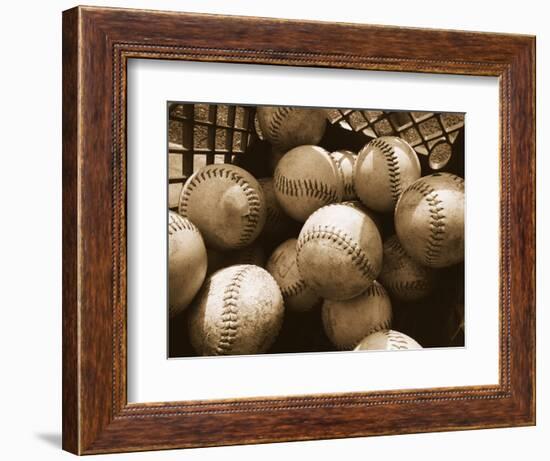 Crate Full of Worn Softballs-Doug Berry-Framed Photographic Print